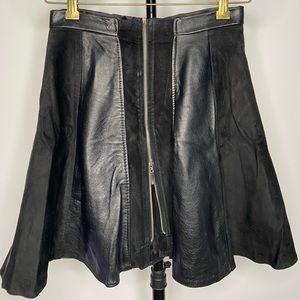 Leather skirt